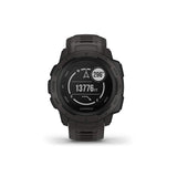 Garmin Instinct, Rugged Outdoor Watch with GPS, Features GLONASS and Galileo, Heart Rate Monitoring and 3-axis Compass, Graphite