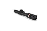 Trijicon TR24R AccuPoint 1-4x24mm Riflescope, 30mm Main Tube with BAC, Red Triangle Post Reticle, Matte Black