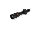 Trijicon TR24R AccuPoint 1-4x24mm Riflescope, 30mm Main Tube with BAC, Red Triangle Post Reticle, Matte Black