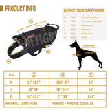 OneTigris Tactical Dog Molle Vest Harness Training Dog Vest with Detachable Pouches (Tan, Large)