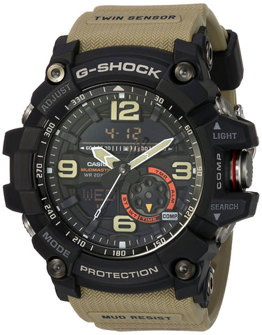 Casio 2018 GG1000-1A5 Watch G-Shock Mudmaster Twin Sensor
